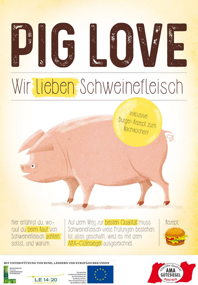 Pig Love | Infobroschüre für 10-14-Jährige